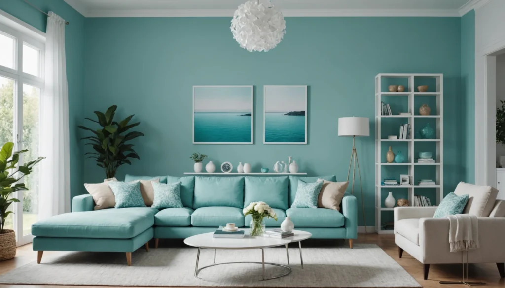 bleu turquoise clair