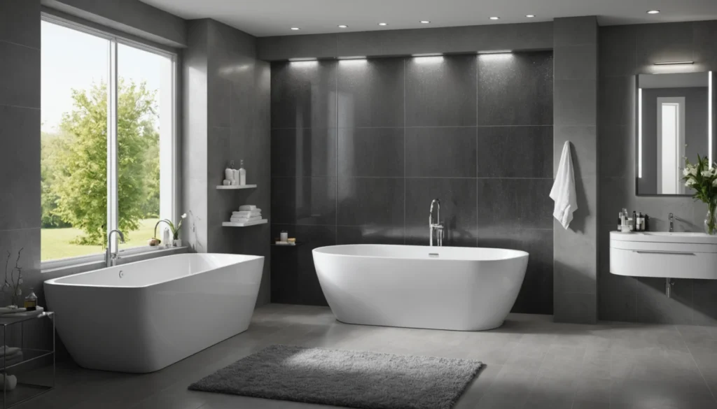 carbonite plate salle de bain