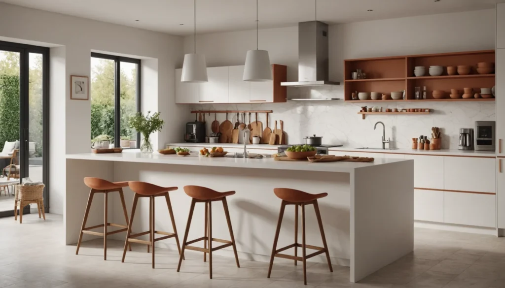 couleur de mur pour une cuisine blanche