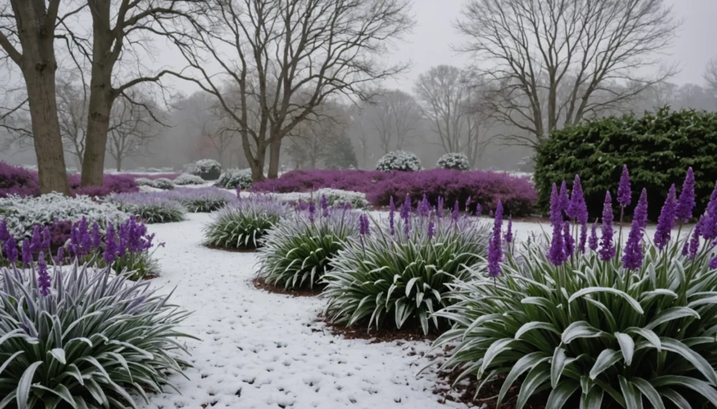 vivaces à fleurs violettes résistantes au froid